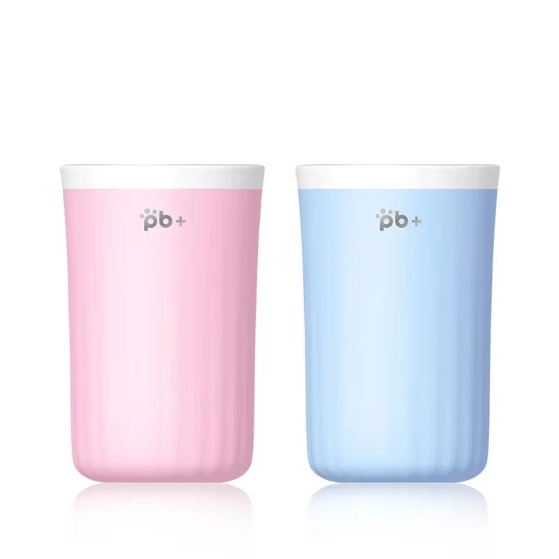 Dog Paw Cleaner Cup Soft Silicone Combs Outdoor Portable Automatic Pet Foot Washer Paw Quickly Wash Foot Cleaning Bucket