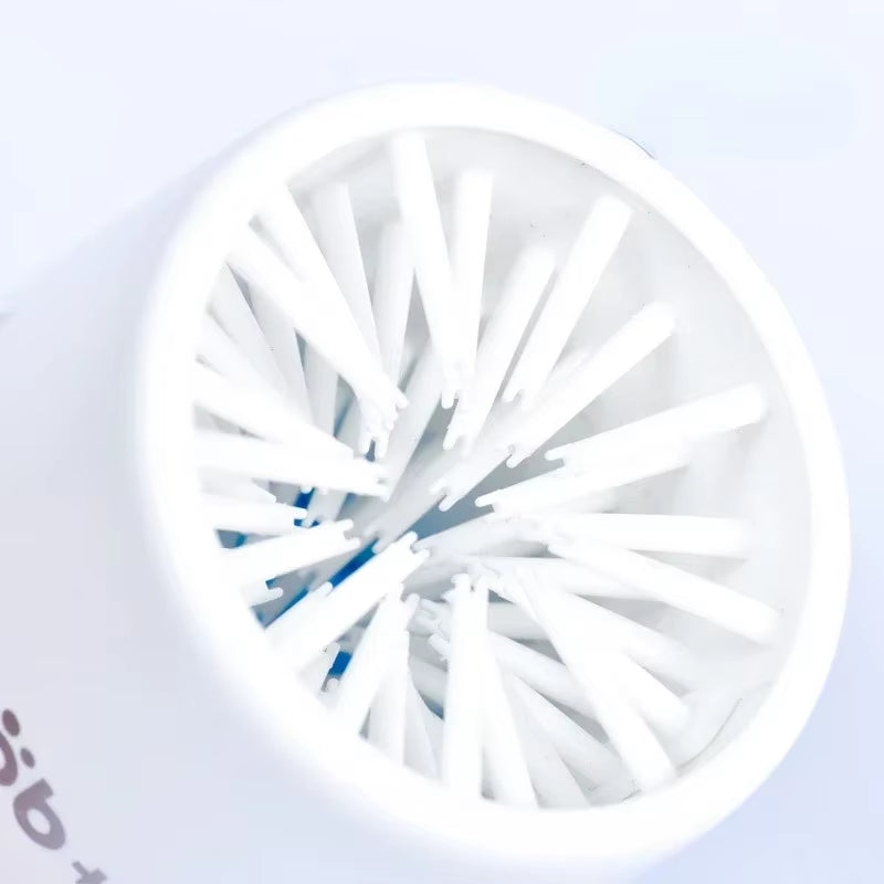 Dog Paw Cleaner Cup Soft Silicone Combs Outdoor Portable Automatic Pet Foot Washer Paw Quickly Wash Foot Cleaning Bucket