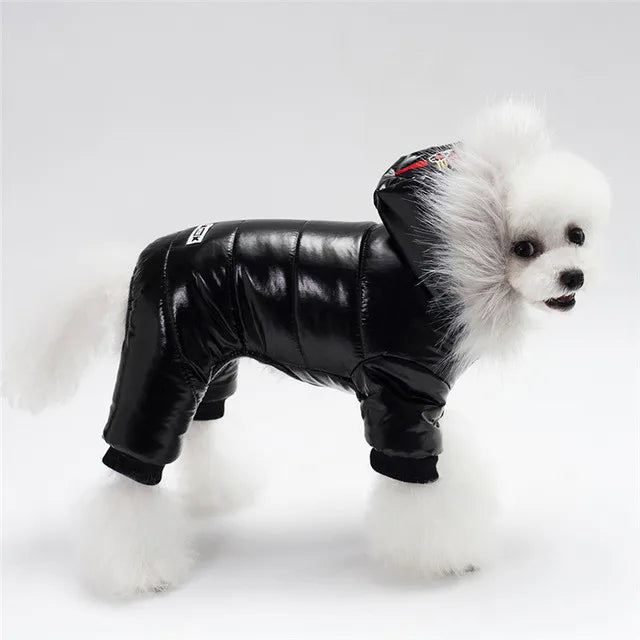 Waterproof Winter Dog Jumpsuit – Warm Thick Cotton Coat for Small Pets