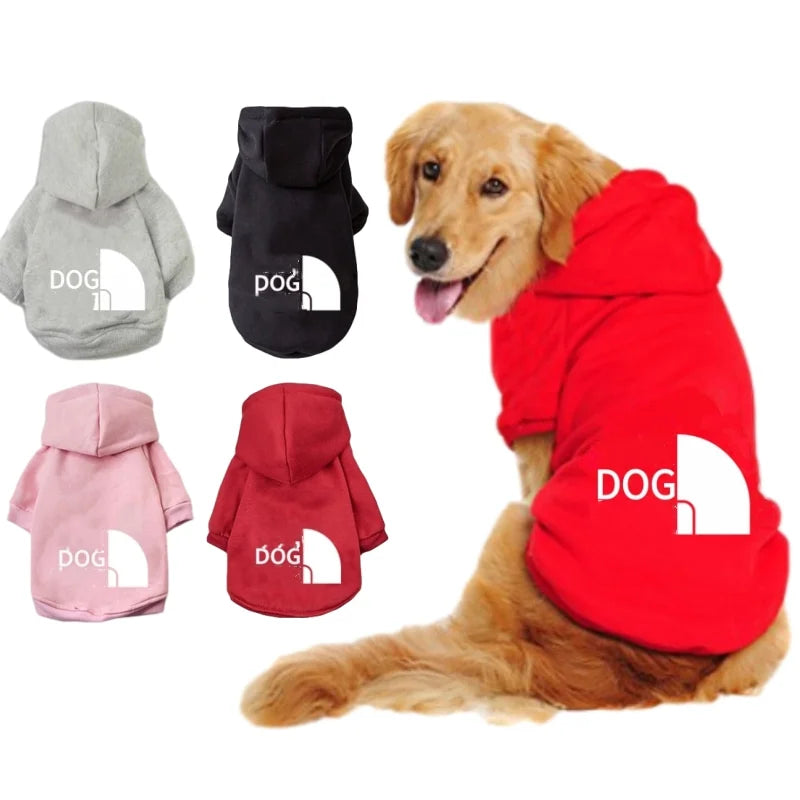 Cozy Pet Hoodie for Large Dogs – Labrador, French Bulldog Autumn Sweater