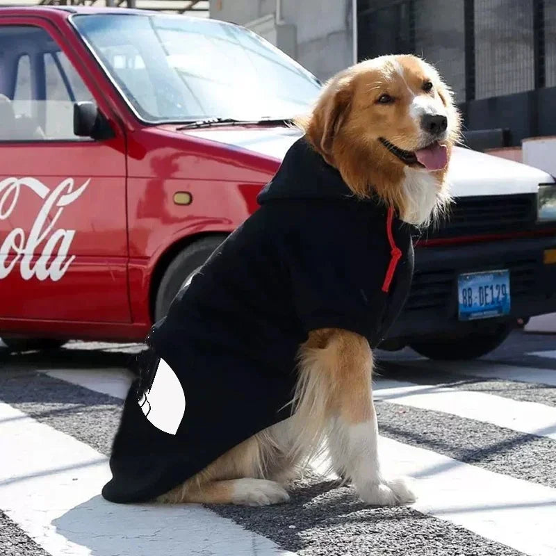 Cozy Pet Hoodie for Large Dogs – Labrador, French Bulldog Autumn Sweater